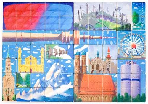 Muenchenblox Puzzle komplett Holzpuzzle Geschenk Souvenir Mitbringsel Dekoartikel Kinderspielzeug Puzzle München Blox Holzklotz Holz Muenchenblox Puzzle komplett Holzpuzzle Geschenk Souvenir Mitbringsel Dekoartikel Kinderspielzeug Puzzle München Blox Holzklotz Holz von Generisch