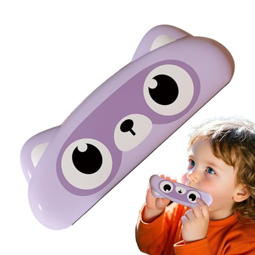 Mundharmonika -Spielzeug, Mundharmonika - Frühes Musikinstrument - Frühe Bildungs ​​-Cartoon -Tiermuster Harmonika Spielzeug für Kinder -Anfängerschule Klasse von Generisch