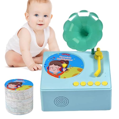 Musical Gramophone, Kids Storytelling Toy, 96 Early Education Story Cards, 4.73x3.94x2.36 inches Interactive Music Record Player, Preschool Music Box for Children Aged 3 to 6 Musical Gramophone, Kids Storytelling Toy, 96 Early Education Story Cards, 4.73x3.94x2.36 inches Interactive Music Record Player, Preschool Music Box for Children Aged 3 to 6 von Generisch