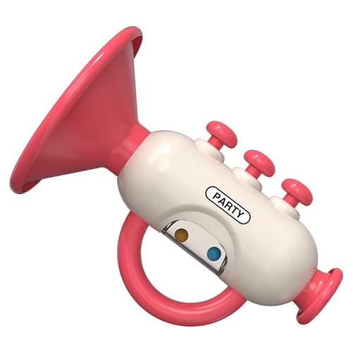 Musical Soft Plush Toy - toddlés Musikinstrumente | Trumpet Spielzeug Für Kinder | Kleine Kinder Trompete Spielen | Musicals Instrument Toys Horn | Kleine Quietschspielzeug Für L'eser von Generisch
