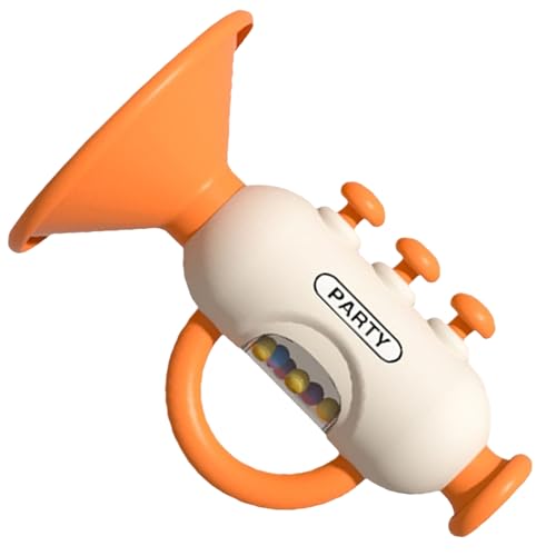 Musical Soft Plush Toy - toddlés Musikinstrumente | Trumpet Spielzeug Für Kinder | Kleine Kinder Trompete Spielen | Musicals Instrument Toys Horn | Kleine Quietschspielzeug Für L'eser von Generisch