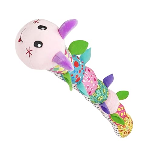 Musical Stuffed Animals - Musical Caterpillar Baby Toy | Cartoon Caterpillar Baby Toy Plush, Rattle Cute Pillow Music Sensory Girls, Christmas Birthday von Generisch
