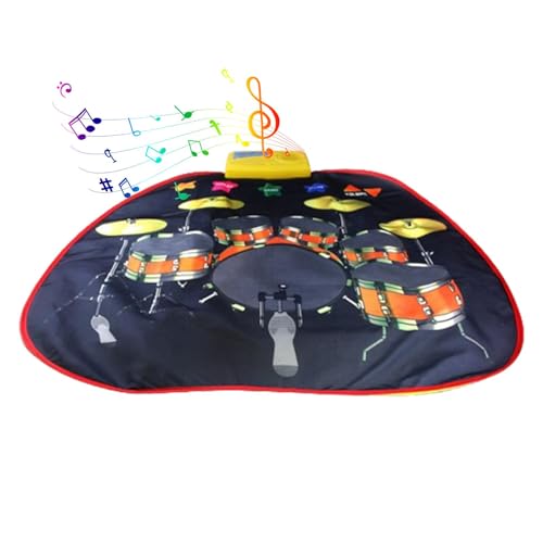 Musik-Bodenmatte, Baby-Musikmatte - Trommelmatte Lernen - Interaktive Bodentrommeldecke, pädagogische Lerntrommelmatte mit Einstellbarer Lautstärke für die frühe Bildung von Kindern Musik-Bodenmatte, Baby-Musikmatte - Trommelmatte Lernen - Interaktive Bodentrommeldecke, pädagogische Lerntrommelmatte mit Einstellbarer Lautstärke für die frühe Bildung von Kindern von Generisch