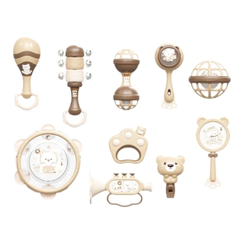 Musikinstrumente Für Kinder | Pädagogisches Schlagzeug Musikspielzeug Zur Früherziehung - Tragbares Musikspielzeug Für Kinder Ab 18 Monate von Generisch