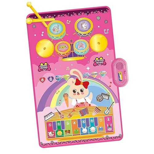 Musikmatte, Klaviermatte, Elektronische Touch Play Mat, Pädagogische sensorische Entwicklungsaktivitäten, interaktiver Teppich für Mädchen im Alter von 3+ Musikmatte, Klaviermatte, Elektronische Touch Play Mat, Pädagogische sensorische Entwicklungsaktivitäten, interaktiver Teppich für Mädchen im Alter von 3+ von Generisch