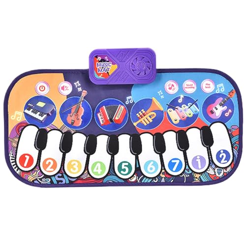 Musikmatte, Klavierspiel Mat für Baby - Baby Play Matte Floor Klavier | -Musikinstrumente, Kriechspielzeug, Keyboard -Lernspielzeug für Zuhause und Schule Musikmatte, Klavierspiel Mat für Baby - Baby Play Matte Floor Klavier | -Musikinstrumente, Kriechspielzeug, Keyboard -Lernspielzeug für Zuhause und Schule von Generisch