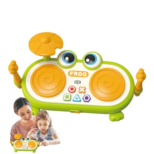Musikspielzeug Für Babys,Musikinstrumente Für Kleinkinder | Percussionspielzeug Mit Leuchtendem Froschdesign Für Kinder Mit Spielspaß Zuhause Musikspielzeug Für Babys,Musikinstrumente Für Kleinkinder | Percussionspielzeug Mit Leuchtendem Froschdesign Für Kinder Mit Spielspaß Zuhause von Generisch