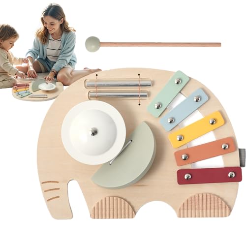 Musikspielzeug Für Kleinkinder - Elefantenförmiges Musikspielzeug Für Kinder,Entwicklungsfördernde Musikinstrumente für Kinder wie Xylophon und Glockenspiel für Geburtstagspartys Zuhause Kindergarten Musikspielzeug Für Kleinkinder - Elefantenförmiges Musikspielzeug Für Kinder,Entwicklungsfördernde Musikinstrumente für Kinder wie Xylophon und Glockenspiel für Geburtstagspartys Zuhause Kindergarten von Generisch