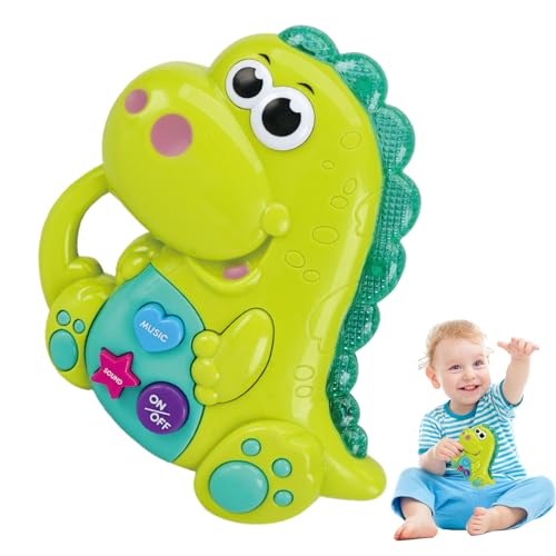 Musikspielzeug für Kleinkind, Baby -Musikspielzeug | Frühes Lernen Cartoon Dinosaurier Kinder Musikspielzeug - Unterhaltsames Bildungsspiel für den Kindergartenausflug zu Hause Musikspielzeug für Kleinkind, Baby -Musikspielzeug | Frühes Lernen Cartoon Dinosaurier Kinder Musikspielzeug - Unterhaltsames Bildungsspiel für den Kindergartenausflug zu Hause von Generisch