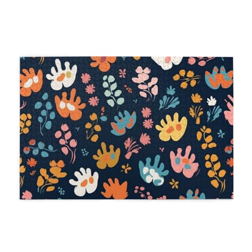 Muster mit bunten Pfoten, 1000-teiliges Puzzle für Erwachsene, Holzpuzzles für Erwachsene, Geschenke, Heimdekoration Muster mit bunten Pfoten, 1000-teiliges Puzzle für Erwachsene, Holzpuzzles für Erwachsene, Geschenke, Heimdekoration von Generisch