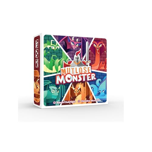 Mutlose Monster Spiel - Asymmetrisches Bluffspiel für 2 Personen, Strategie, Verlies entkommen, Monsterkarten, Logik und Täuschung von Generisch