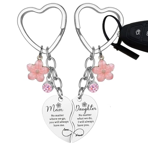Muttertag Schlüsselbund, Herzschlüsselringe | Herzschlüsselketten für Mama | Hangable Decoration Ornament, Partybevorzugungen zum Geburtstag Thanksgiving Weihnachten Unkraut Muttertag Schlüsselbund, Herzschlüsselringe | Herzschlüsselketten für Mama | Hangable Decoration Ornament, Partybevorzugungen zum Geburtstag Thanksgiving Weihnachten Unkraut von Generisch