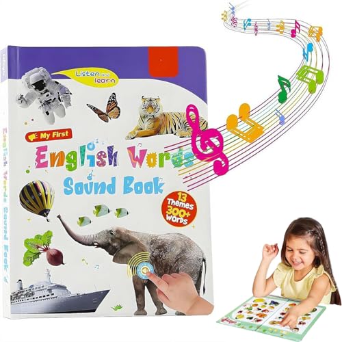 My First English Sound Toy, 470+ Words, 21 Themes, Fun English Sound, Colorful Illustrations, Alphabet Sound Book,Press to Learn Phonics (3-9 Jahre) von Generisch