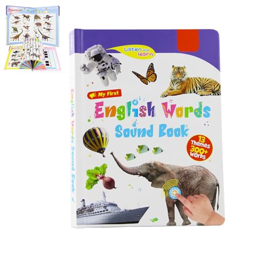 My First English Sound Toy, Fun Word Game, 300+ Words, 13 Themes, for Educational Language, School Education & Perfect Educational Gift, Speak and Spell (A) von Generisch