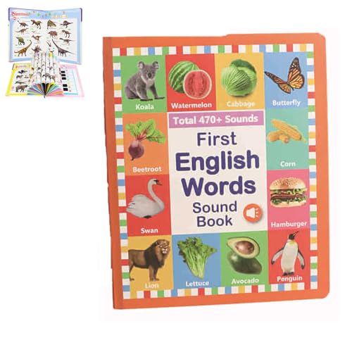 My First English Sound Toy, Fun Word Game, 300+ Words, 13 Themes, for Educational Language, School Education & Perfect Educational Gift, Speak and Spell (B) von Generisch