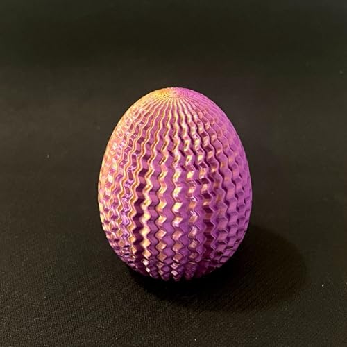 Mystery Egg Maze Box Geschenk, Geld Puzzle Box für Bargeld, Ostergeschenkbox mit versteckten Fächern, Schachtel für Bargeld, Labyrinthspiel mit verstecktem Fach （Seidenlila Gelb） von Generisch