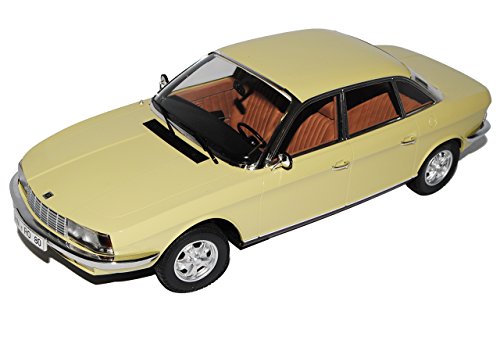 NSU RO80 Limousine Gelb Beige 1972 1/18 Minichamps Modell Auto von Generisch