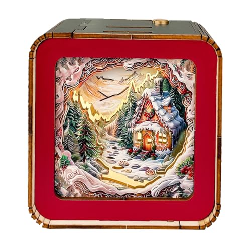 Nachtlicht für Holzpuzzle Spielzeug Puzzle Nachtlicht - 3D Holz Puzzle Wireless LED Nachtlicht Spielzeug für Geburtstag Nachtlicht für Holzpuzzle Spielzeug Puzzle Nachtlicht - 3D Holz Puzzle Wireless LED Nachtlicht Spielzeug für Geburtstag von Generisch