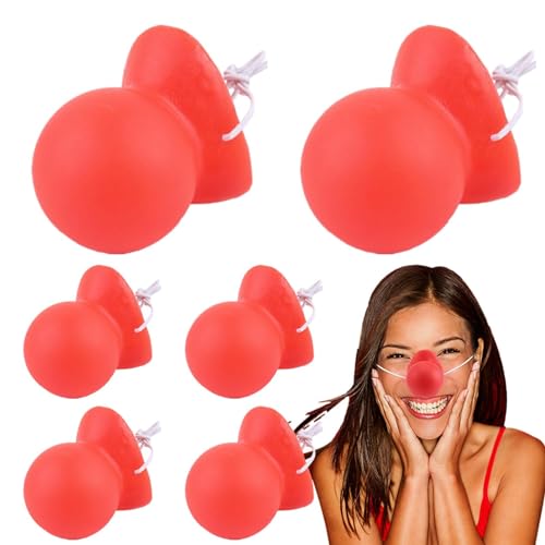 Nase – Nasen Ball | Gummi Neuheit Nase mit Gummizug für Nasentag, Geburtstage, Zirkus, Weihnachtskostüm, Party, Cosplay, Halloween-Dekor, Anime-Party-Kostüm Nase – Nasen Ball | Gummi Neuheit Nase mit Gummizug für Nasentag, Geburtstage, Zirkus, Weihnachtskostüm, Party, Cosplay, Halloween-Dekor, Anime-Party-Kostüm von Generisch