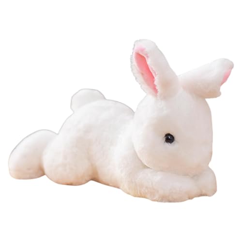 Netter Hasenplüsch, gefüllter Hasenplüsch | Entzückende Tier -Stoffpuppe,Kinder Huggable Sleeping Salding Spielzeug, Kindergarten weiche Kissen zum Geburtstag von Generisch
