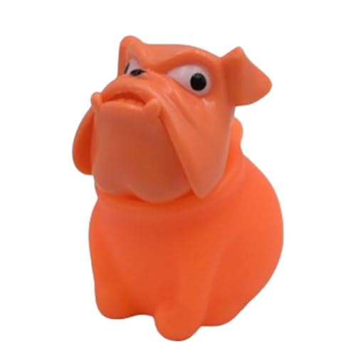 Neu Seltsame Dekompression Mops Hund Kopf Wütend Hund Vent Spielzeug Teleskop Puppe (A, One Size) von Generisch