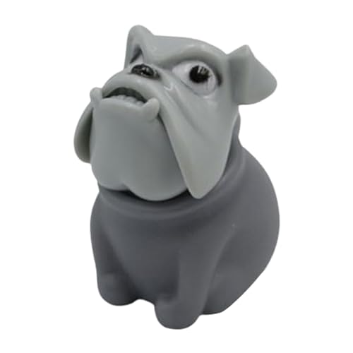 Neu Seltsame Dekompression Mops Hund Kopf Wütend Hund Vent Spielzeug Teleskop Puppe (B, One Size) von Generisch