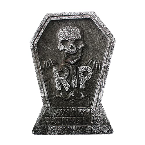 Neugeborene Rassel 1 STÜCKE Halloween Schaum RIP Grabsteine Halloween Dekorationen Rasen Haus Dekorationen Zauberstift Mit Unsichtbarer Tinte (A, One Size) von Generisch