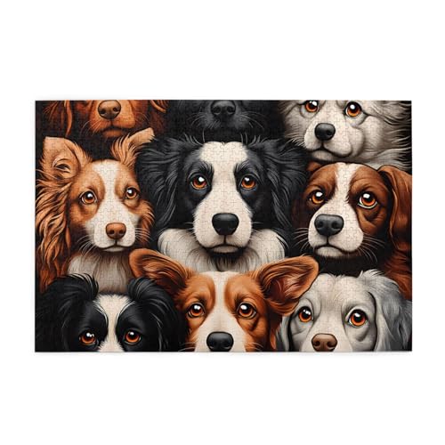 Neun Hunde 1000 Teile Puzzle für Erwachsene Holzpuzzles für Erwachsene Geschenke Wohnkultur Neun Hunde 1000 Teile Puzzle für Erwachsene Holzpuzzles für Erwachsene Geschenke Wohnkultur von Generisch