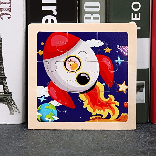 Neunteiliges Holzpuzzle Cartoon Tierauto Früherziehung für Pädagogisches Puzzle Holzspielzeug Kinderpuzzle Holz Puzzles Kinderspielzeug Flache Heimdekoration Geschenke Jungen Mädchen (D, One Size) Neunteiliges Holzpuzzle Cartoon Tierauto Früherziehung für Pädagogisches Puzzle Holzspielzeug Kinderpuzzle Holz Puzzles Kinderspielzeug Flache Heimdekoration Geschenke Jungen Mädchen (D, One Size) von Generisch