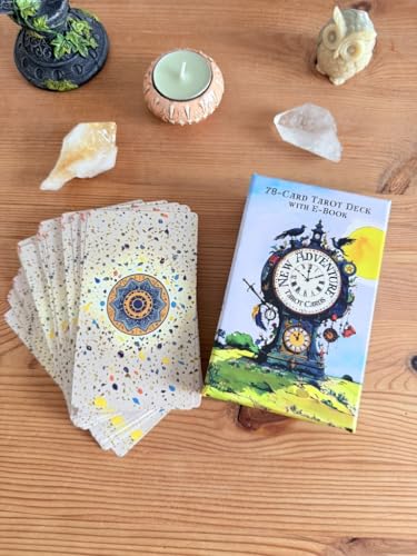 New Adventure Tarot-Deck, 78 Karten mit digitalem Leitfaden, 7 x 12 cm, mattes Finish, starre Box von Generisch