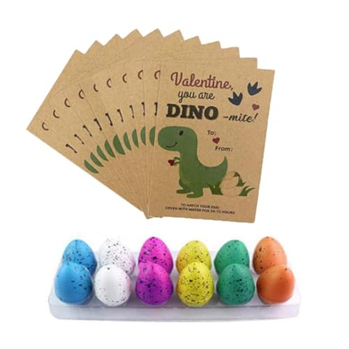 Niedliche, schlüpfende Dinosaurier-Eier, für Kinder, Weihnachten, Geburtstag, Party, Dusche, Gast-Piñata, Geschenk, Spielzeug, pädagogisches Baby, 24 Stück von Generisch