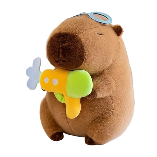 Niedliche Capybara Plüsch Niedlich - Weiches Und Tragbares Spielzeug Geburtstag, Weihnachten, Diplom, Erwachsene Und Kinder, Charmante Dekoration Für Haus, Schlafzimmer, Büro, A von Generisch