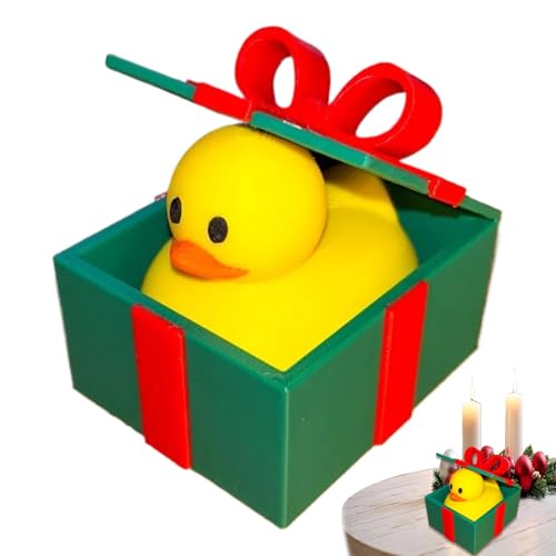 Niedliche -Figur, Desktop-Ente in Box, bedruckt, bezaubernde Ente am Armaturenbrett, Ornament für Weihnachtsfeiern Niedliche -Figur, Desktop-Ente in Box, bedruckt, bezaubernde Ente am Armaturenbrett, Ornament für Weihnachtsfeiern von Generisch