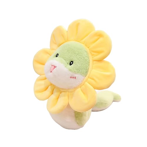 Niedliches Cartoon-Babyspielzeug, Jahr des Tierkreises, Sonnenblume, Plüschtier, perfektes neues Jahr für Kinder Puppenaccessoires (A, 24cm) von Generisch