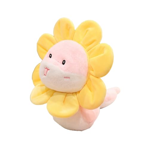Niedliches Cartoon-Babyspielzeug, Jahr des Tierkreises, Sonnenblume, Plüschtier, perfektes neues Jahr für Kinder Puppenaccessoires (B, 24cm) von Generisch