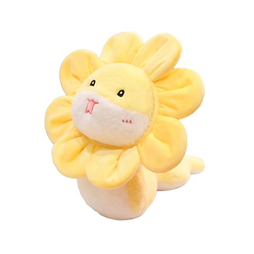 Niedliches Cartoon-Babyspielzeug, Jahr des Tierkreises, Sonnenblume, Plüschtier, perfektes neues Jahr für Kinder Puppenaccessoires (C, 24cm) von Generisch