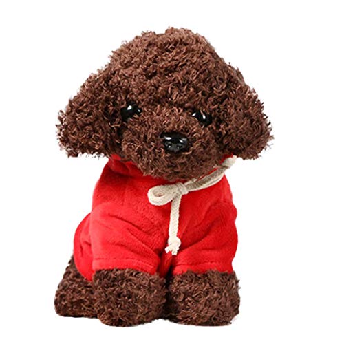 Niedliches Trompetenspiel Simulations-Hund Tier Puppe Cute Trompete Baby-Plüschtier Soft (A, One Size) von Generisch