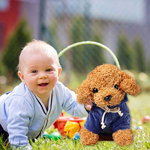Niedliches Trompetenspiel Simulations-Hund Tier Puppe Cute Trompete Baby-Plüschtier Soft (C, One Size) von Generisch