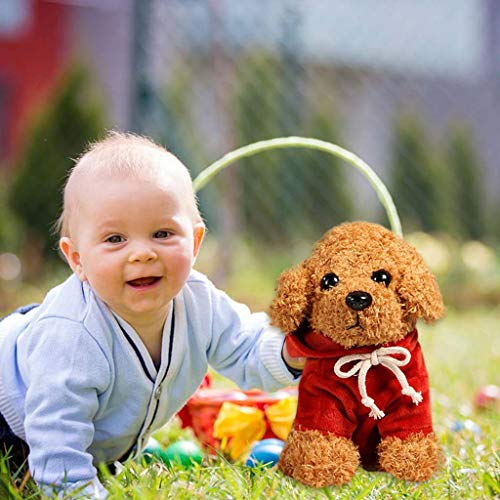 Niedliches Trompetenspiel Simulations-Hund Tier Puppe Cute Trompete Baby-Plüschtier Soft (D, One Size) von Generisch