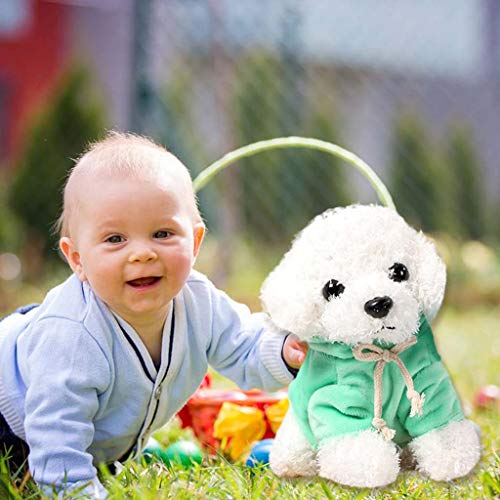 Niedliches Trompetenspiel Simulations-Hund Tier Puppe Cute Trompete Baby-Plüschtier Soft (I, One Size) von Generisch