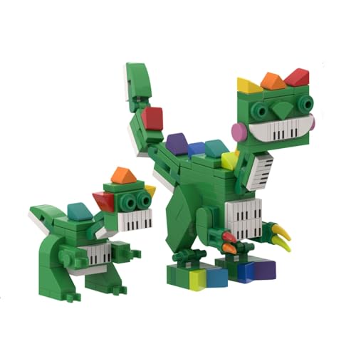 Nightmare Critters Building Blocks Sets, Nightmare CrittersToys, Fun Bot Normal Form, Monster Horror Game Action Figure Model Display and Collectible, Fun Building Bricks for Christmas (Stil 15) von Generisch