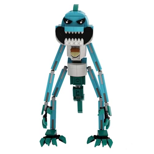 Nightmare Critters Building Blocks Sets, Nightmare CrittersToys, Fun Bot Normal Form, Monster Horror Game Action Figure Model Display and Collectible, Fun Building Bricks for Christmas (Stil 6) von Generisch