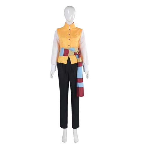 Nocturne Judge Cosplay Kostüm Top Hose Set mit Schal Anime Outfits Halloween Party für Frauen von Generisch
