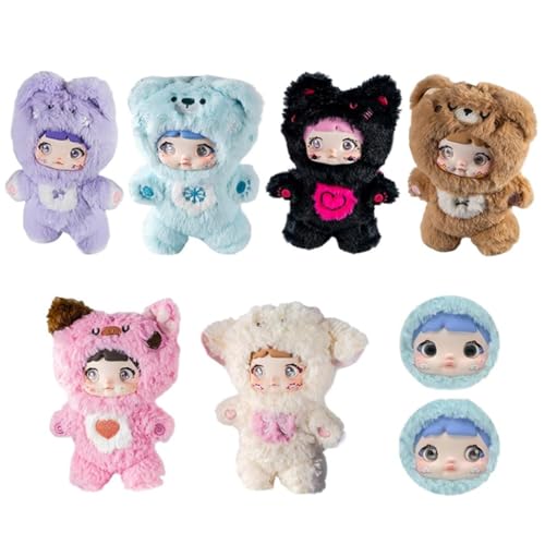 Nommi Loveliness Never Ends Series Plüschbox Niedliche Figuren Sammelspielzeug Puppen Tasche Charm Anhänger Geburtstagsgeschenke für Freunde von Generisch