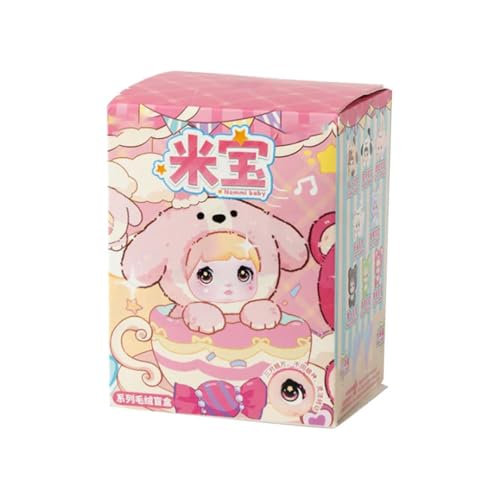 Nommi v4 mibao Series Plüsch-Blindbox Kawaii Nommi Mi Bao Schlüsselanhänger Anhänger Mini-Figur Modell Niedliches Weihnachts- und Geburtstagsgeschenk (1pcs) von Generisch