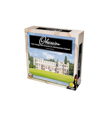 Obsession – Viktorianisches Strategie-Brettspiel mit Hausbau, Gesellschaft & Intrigen | Für 1–4 Spieler | Historisches Familienspiel im Stil von Jane Austen | Strohmann Games von Generisch