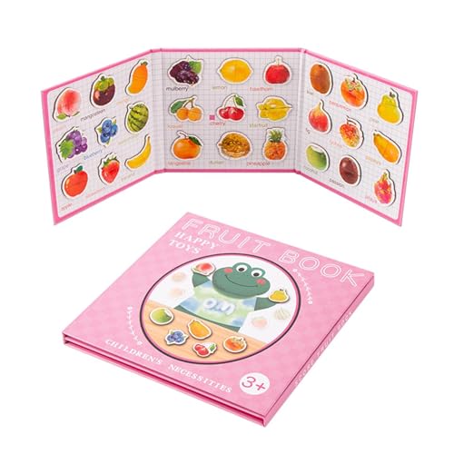 Obst-Lernspielzeug, Magnetisches Lernspielzeug | Holzpädagogisches Obstbuch - Niedliche Lernspielzeuge, lustige Kinderspielzeuge zur Entwicklung der Beobachtungsgabe und des logischen Denkvermögens Obst-Lernspielzeug, Magnetisches Lernspielzeug | Holzpädagogisches Obstbuch - Niedliche Lernspielzeuge, lustige Kinderspielzeuge zur Entwicklung der Beobachtungsgabe und des logischen Denkvermögens von Generisch