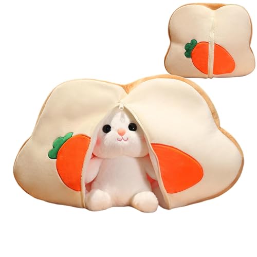 ObstPlüsch, Hase transformiert,Transformation Doll - Toast Design komfortable Plushie Puppe, weich, für Kinder Erwachsene Kinder Geburtstagsfeier ObstPlüsch, Hase transformiert,Transformation Doll - Toast Design komfortable Plushie Puppe, weich, für Kinder Erwachsene Kinder Geburtstagsfeier von Generisch