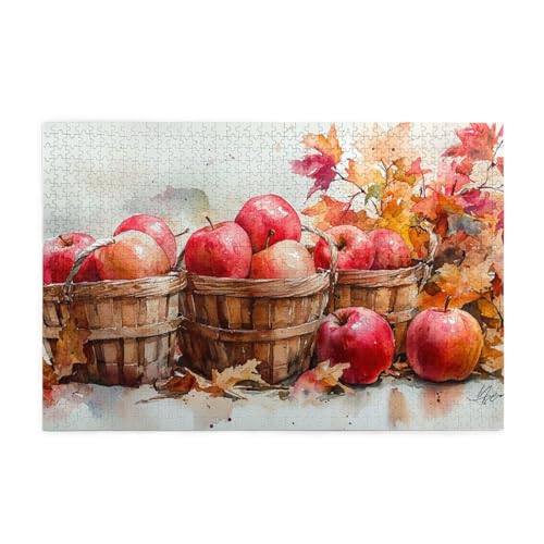 Obstäpfel, Ahornblätter, 1000 Teile Puzzles für Erwachsene, Holzpuzzles für Erwachsene, Geschenke, Wohnkultur Obstäpfel, Ahornblätter, 1000 Teile Puzzles für Erwachsene, Holzpuzzles für Erwachsene, Geschenke, Wohnkultur von Generisch