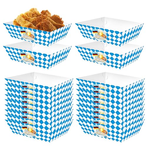 Oktoberfest-Popcorn-Box,Oktoberfest-Snackbox aus Papier, Souvenir-Süßigkeiten-Goodie-Box mit deutschem Thema, Filmnacht- -Snack-Behälter, Souvenir-Verpackung, blau-weiß kariert, Geschenk-Pap Oktoberfest-Popcorn-Box,Oktoberfest-Snackbox aus Papier, Souvenir-Süßigkeiten-Goodie-Box mit deutschem Thema, Filmnacht- -Snack-Behälter, Souvenir-Verpackung, blau-weiß kariert, Geschenk-Pap von Generisch